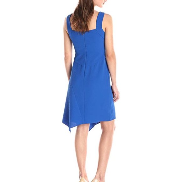 NWT Shoshana | Textured Stretch Fit & Flare Dress - Picture 2 of 8